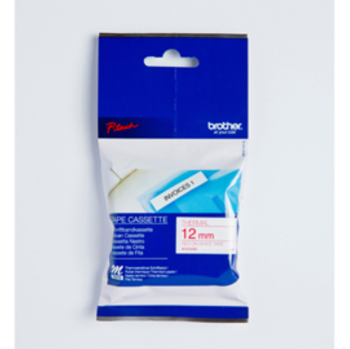 NASTRO BROTHER MK232 12MMX8MT ROSSO/BIANCO